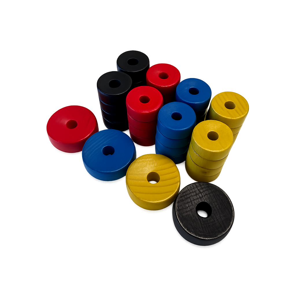 NOVUSS Premium 4-Player Pucks & Strikers Set