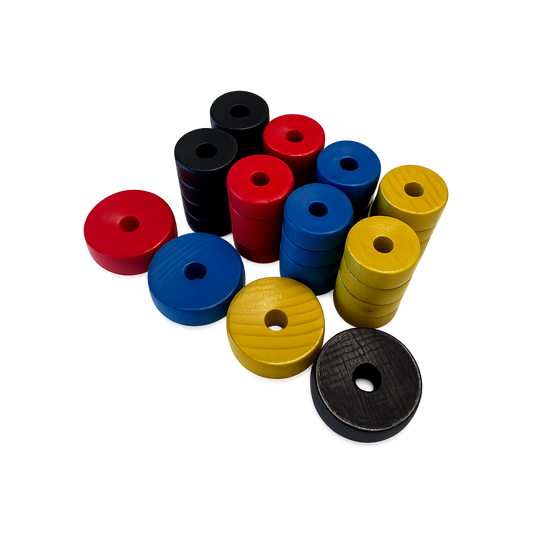 NOVUSS Premium 4-Player Pucks & Strikers Set